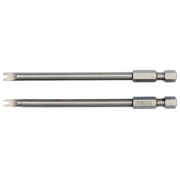 KOŃCÓWKI WKRĘTAKOWE 1/4'', 2 SZT., SPANNER: 4X100MM, 8X100MM YT-0498
