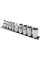 KLUCZE NASADOWE TORX E5-E16, ZESTAW 9 SZT. YT-0520