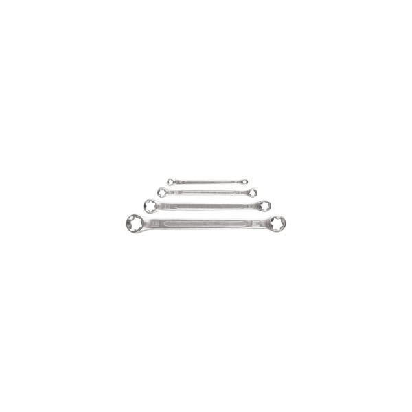 KLUCZE OCZKOWE TORX E6-E24, 4 SZT. YT-0530
