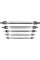 ZESTAW KLUCZY TORX Z PRZEGUBEM 5SZT. YT-05320