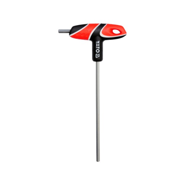 KLUCZ TRZPIENIOWY HEX Z RĘKOJEŚCIĄ 6MM YT-05577
