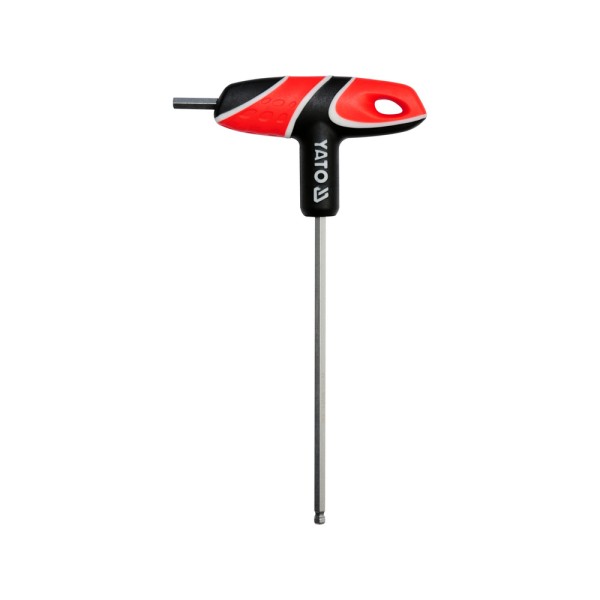 KLUCZ TRZPIENIOWY HEX (Z KULKĄ) Z RĘKOJEŚCIĄ 5MM YT-05590