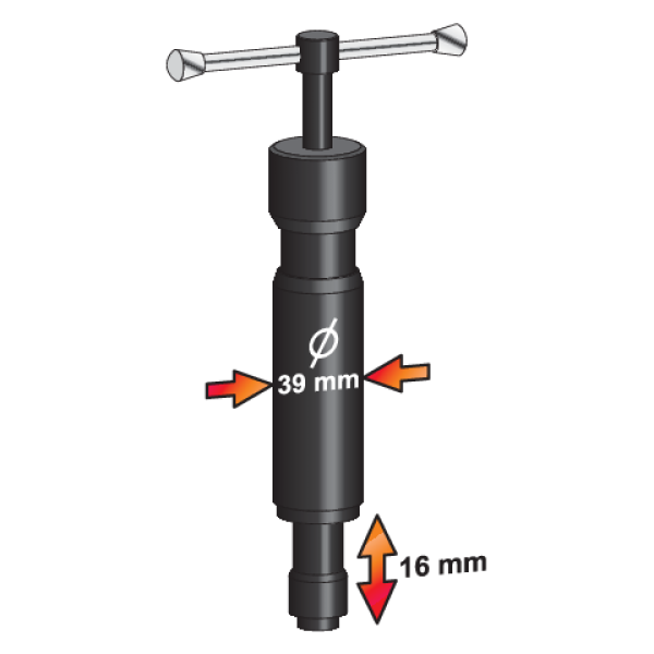 SEPARATOR I ŚCIĄGACZ Z SIŁOWNIKIEM HYDRAULICZNYM 5T YT-0609