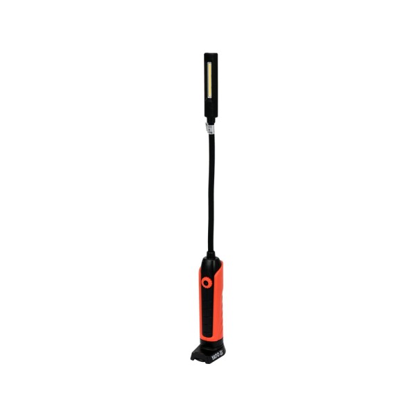 LAMPA WARSZTATOWA COB 500LM ELASTYCZNE RAMIĘ, REGULACJA ŚWIATŁA, IP54, IK07, PA6+TPR YT-08527