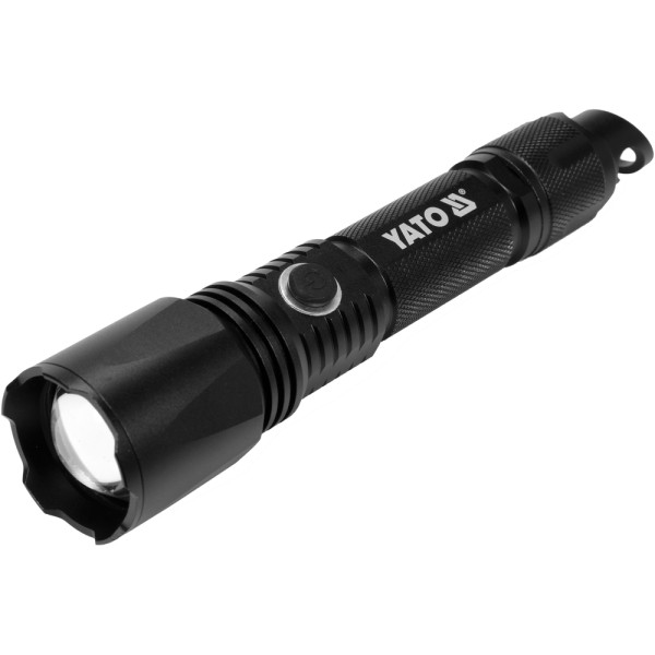LATARKA AKUMULATOROWA 10W 900LM IP64, LI-ION 3,7V 2200MAH, ZASIĘG: 200M, POWERBANK, ZOOM YT-08559