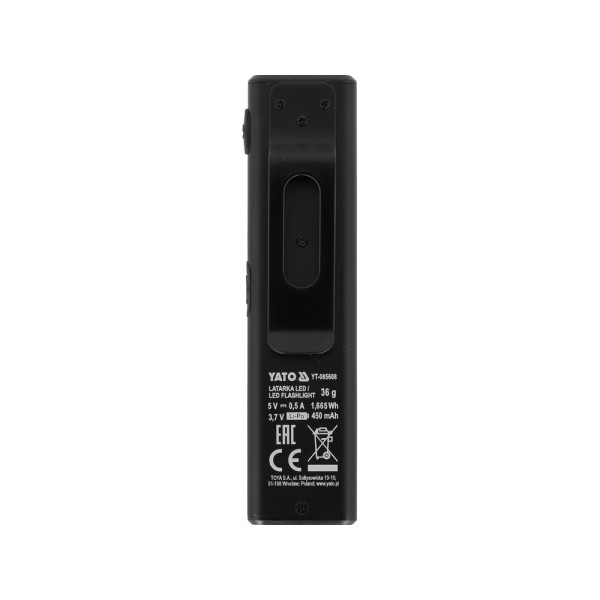 LATARKA ROBOCZA MINI, SLIM 500LM YT-085608