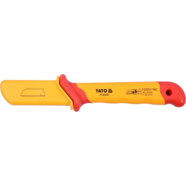 IZOLOWANY NÓŻ DLA ELEKTRYKÓW 50X180MM VDE YT-21210