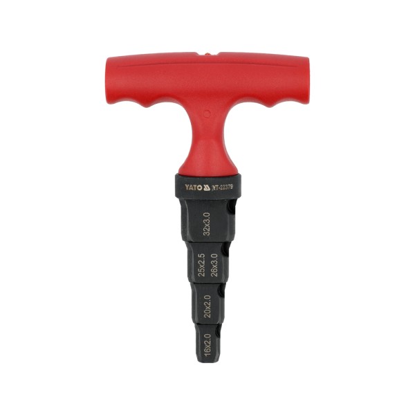 KALIBRATOR Z GRATOWNIKIEM DO PEX 16-32MM YT-22379