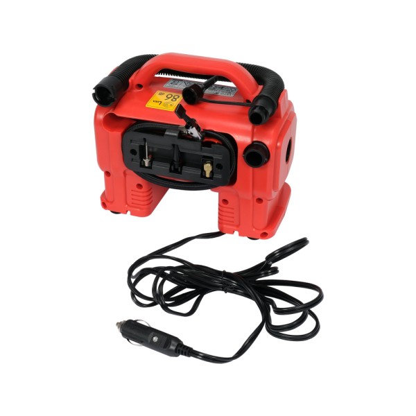 KOMPRESOR SAMOCHODOWY 18V, 11 BAR, 12 L/MIN - AKUMULATOR 3 AH YT-23247