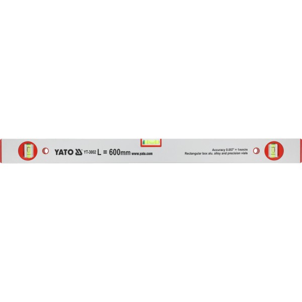 POZIOMNICA ALUMINIOWA, 3 LIBELKI 1200 MM YT-3005