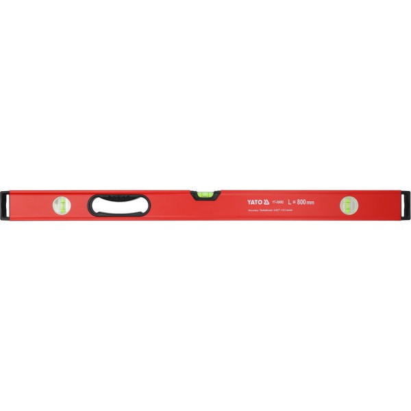 POZIOMNICA ALU  800 MM Z UCHWYTEM- 3 LIBELLE YT-30082