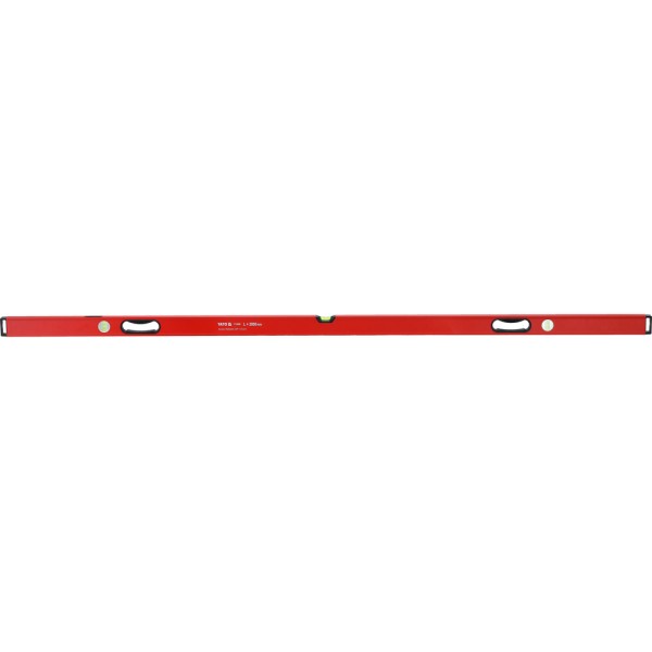 POZIOMNICA ALU  2000 MM Z UCHWYTEM 3 LIBELLE YT-30086