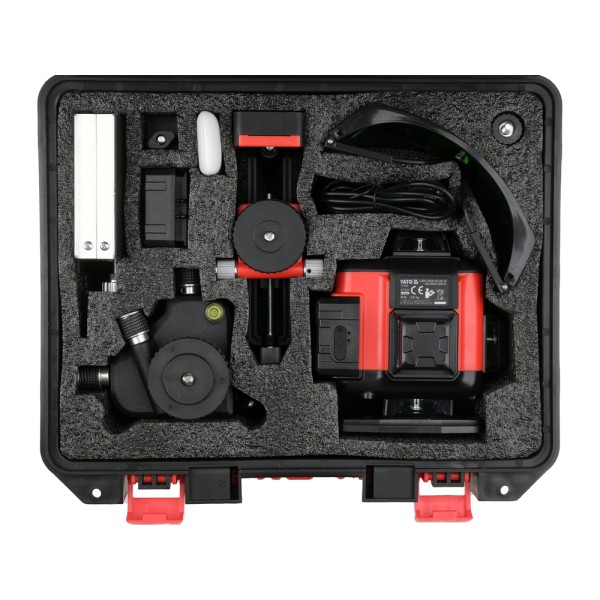 LASER ZIELONY 4D Z ELEKTRONICZNYM KOMPENSATOREM 16 LINII YT-30424