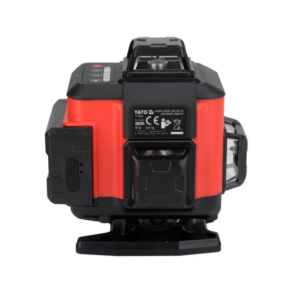LASER ZIELONY 4D Z ELEKTRONICZNYM KOMPENSATOREM 16 LINII YT-30424