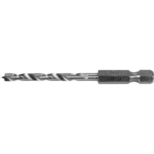WIERTŁO DO DREWNA SPIRALNE 4MM HEX YT-33861