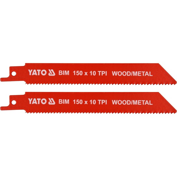 BRZESZCZOTY DO METALU I DREWNA BIM 150 MM 10TPI / 2 SZT. YT-33930