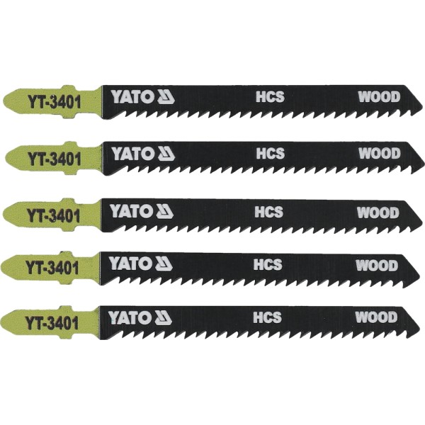 BRZESZCZOT DO WYRZYNARKI TYP T, 10 TPI, DO DREWNA / 5 SZT. YT-3401