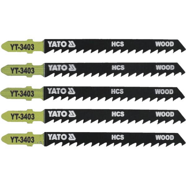 BRZESZCZOT DO WYRZYNARKI TYP T, 6 TPI, DO DREWNA / 5 SZT. YT-3403