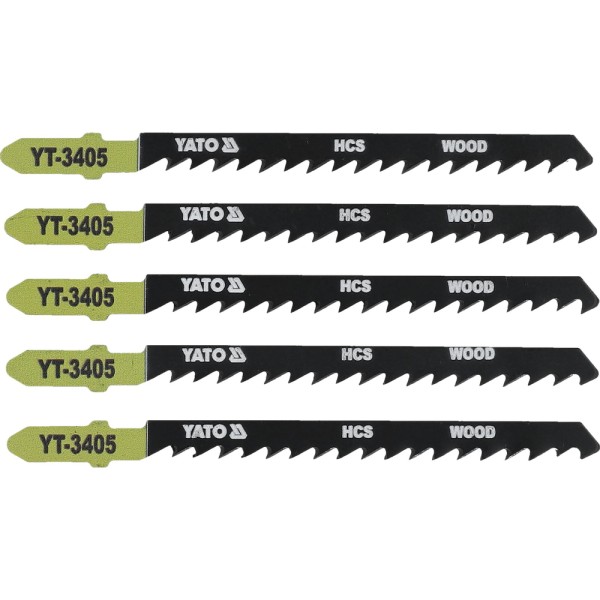 BRZESZCZOT DO WYRZYNARKI TYP T, 6 TPI, DO DREWNA / 5 SZT. YT-3405