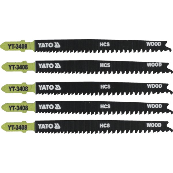 BRZESZCZOT DO WYRZYNARKI TYP T, 13-8 TPI, DO DREWNA / 5 SZT. YT-3408