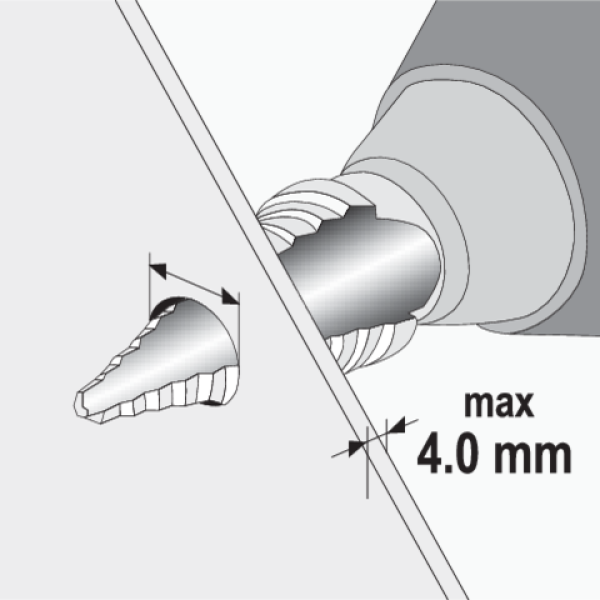 WIERTŁO STOPNIOWE 14-26MM YT-44743