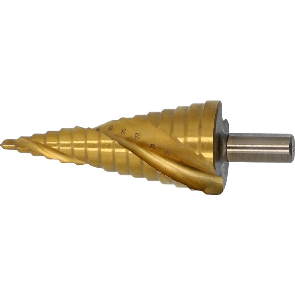 WIERTŁO STOPNIOWE SPIRALNE 4-32MM YT-44748