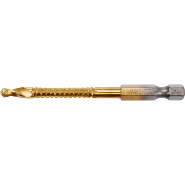 WIERTŁO FREZUJĄCE DO METALU 5,0MM HSS-TIN HEX YT-44822