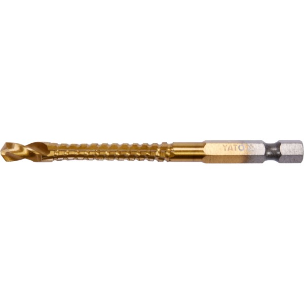 WIERTŁO FREZUJĄCE DO METALU 6,5MM HSS-TIN HEX YT-44824
