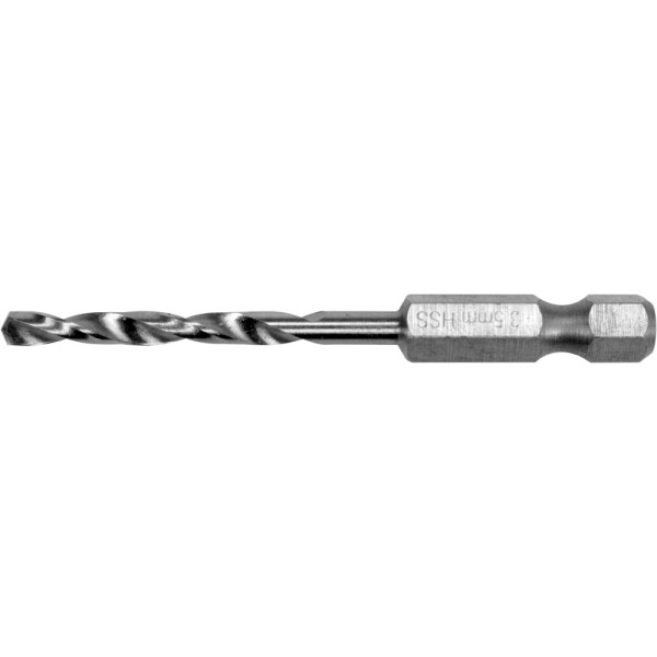 WIERTŁO DO METALU HSS 6542 3,5MM HEX YT-44865