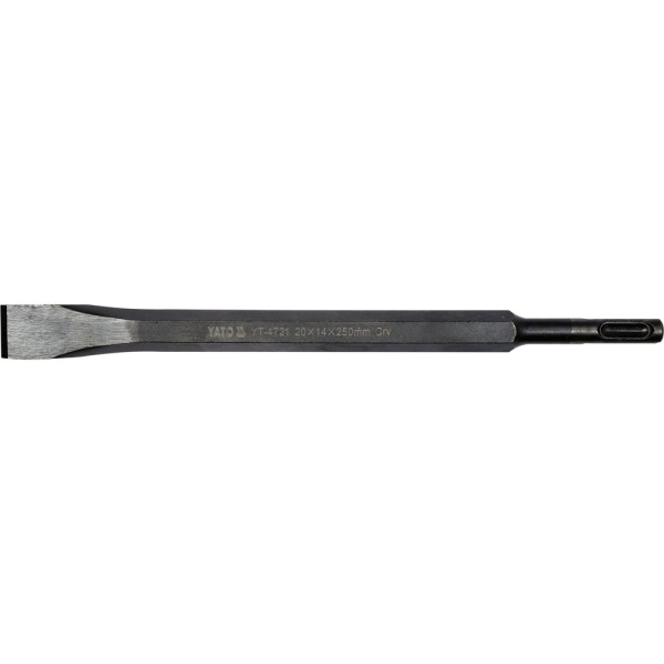 DŁUTO WĄSKIE SDS+ 20X14X250 MM, CRV YT-4721