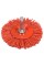 SZCZOTKA TARCZOWA Z TRZPIENIEM 75MM NYLON YT-47791