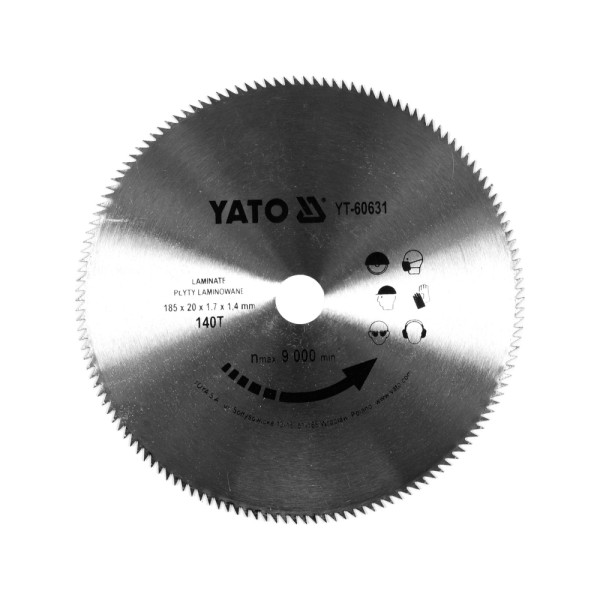 TARCZA DO PANELI, BLATÓW KUCHENNYCH I PŁYT MEBLOWYCH 185/140T 20MM YT-60631