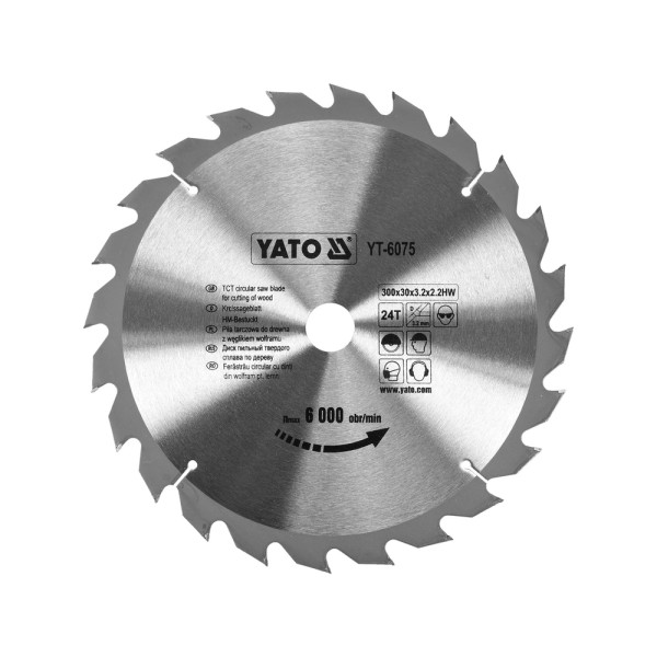 TARCZA WIDIOWA 300X24TX30 MM YT-6075