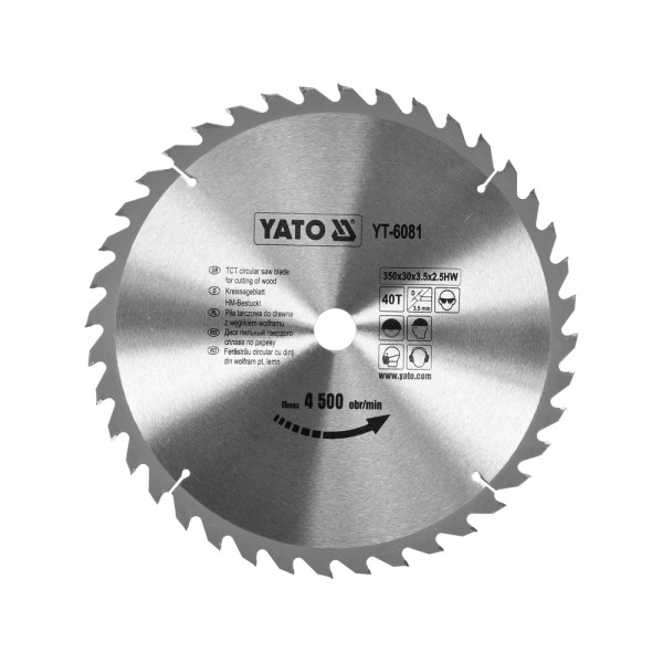 TARCZA WIDIOWA 350X40TX30 MM YT-6081