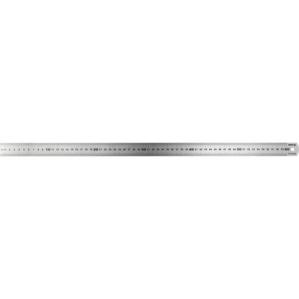 LINIAŁ MIERNICZY STAINLESS STEEL 600MM YT-70723