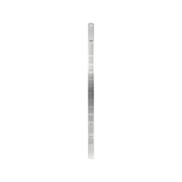 LINIAŁ MIERNICZY STAINLESS STEEL 600MM YT-70723