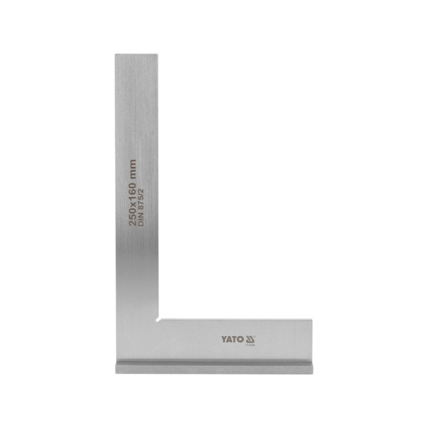 KĄTOWNIK ŚLUSARSKI ZE STOPKĄ 250X160 MM KL II YT-70764
