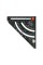 KĄTOWNIK ALUMINIOWY ZE STOPKĄ 140 MM -EKIERKA YT-70783