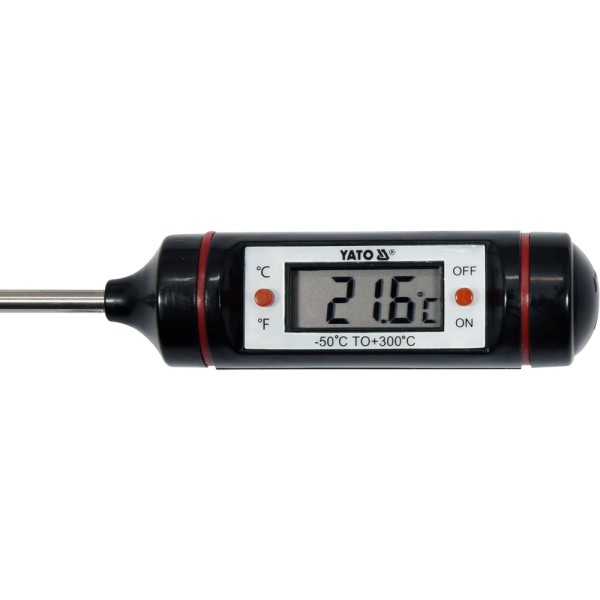 TERMOMETR ELEKTRONICZNY Z SONDĄ DO POMIARÓW W UKŁADACH KLIMATYZACJI YT-72971