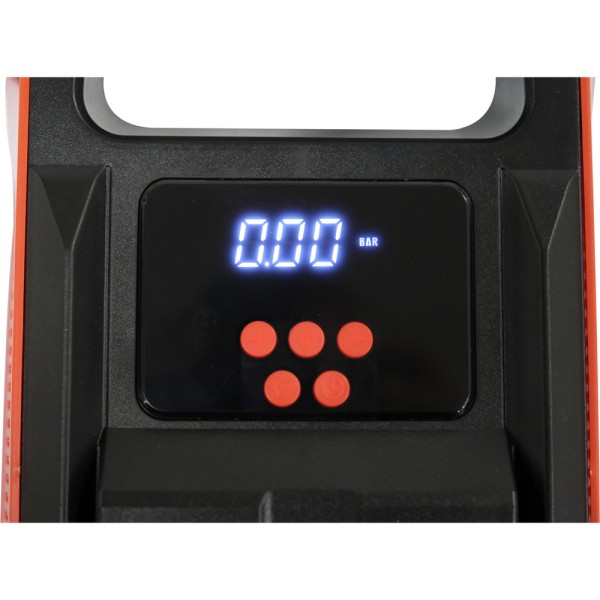 KOMPRESOR SAMOCHODOWY Z WYŚWIETLACZEM LCD YT-73470