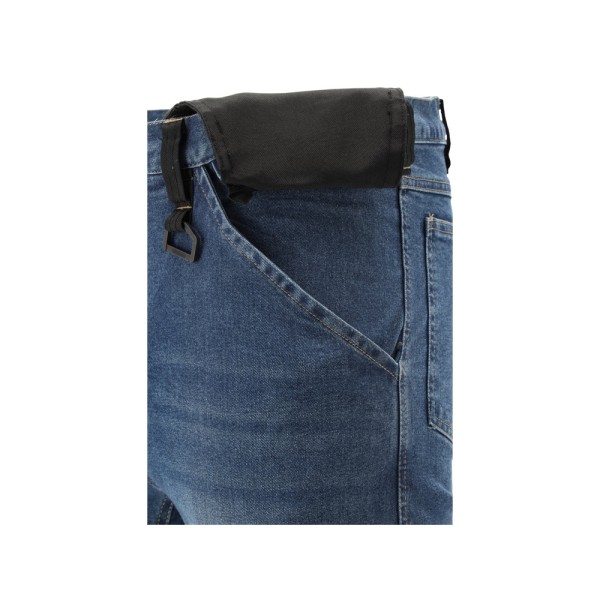 SPODNIE ROBOCZE MONTERSKIE STRETCH JEANS DARK BLUE ROZM. 2XL YT-79055