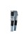 SPODNIE ROBOCZE MONTERSKIE STRETCH JEANS LIGHT BLUE ROZM. L YT-79072
