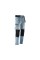 SPODNIE ROBOCZE MONTERSKIE STRETCH JEANS LIGHT BLUE ROZM. XL YT-79074