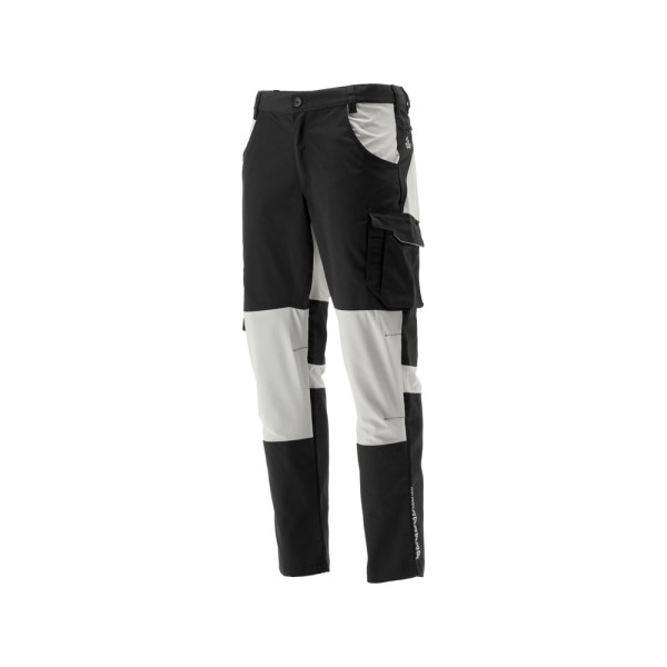 SPODNIE ROBOCZE 4-WAY STRETCH SERWAL BLACK ROZM. S YT-79090