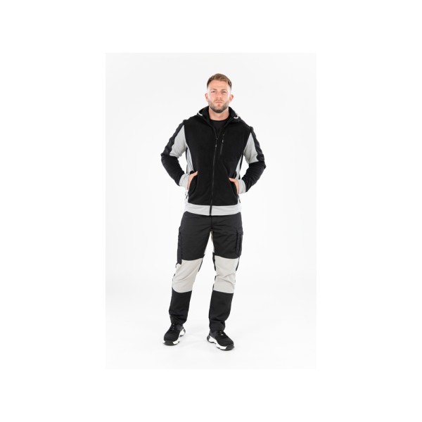 SPODNIE ROBOCZE 4-WAY STRETCH SERWAL BLACK ROZM. S YT-79090