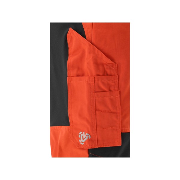 SPODNIE ROBOCZE 4-WAY STRETCH SERWAL ORANGE ROZM. S YT-79110
