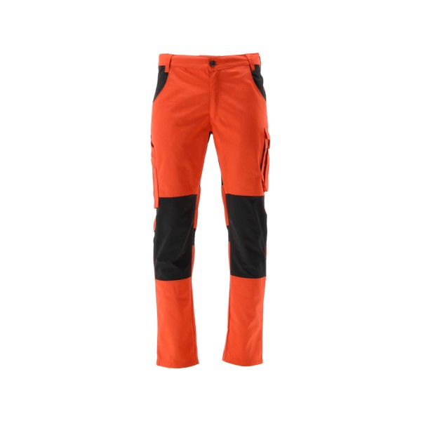 SPODNIE ROBOCZE 4-WAY STRETCH SERWAL ORANGE ROZM. S YT-79110