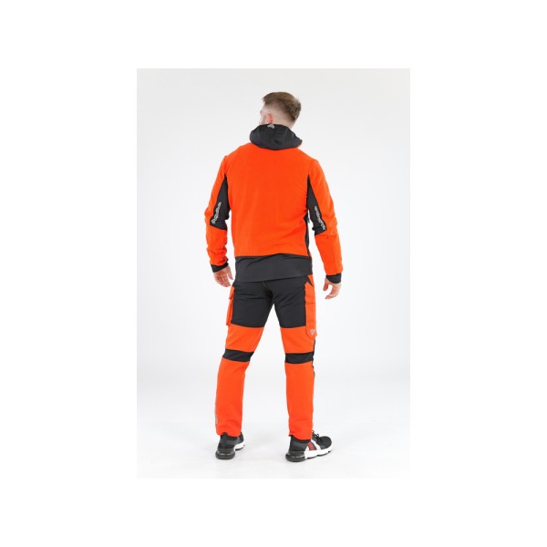 SPODNIE ROBOCZE 4-WAY STRETCH SERWAL ORANGE ROZM. M YT-79111