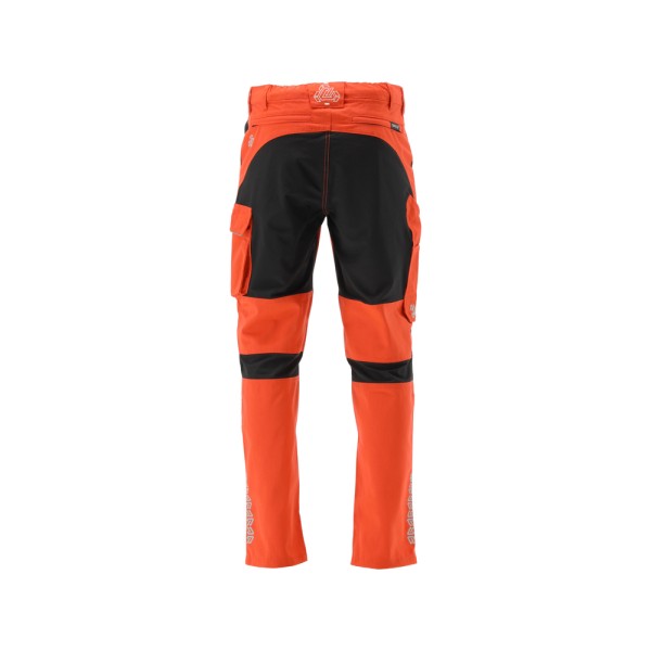 SPODNIE ROBOCZE 4-WAY STRETCH SERWAL ORANGE ROZM. XL YT-79113