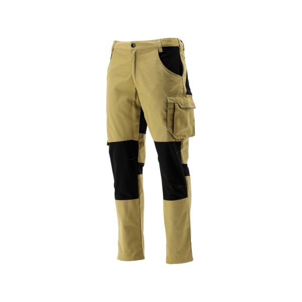 SPODNIE ROBOCZE 4-WAY STRETCH SERWAL KHAKI ROZM. L YT-79132